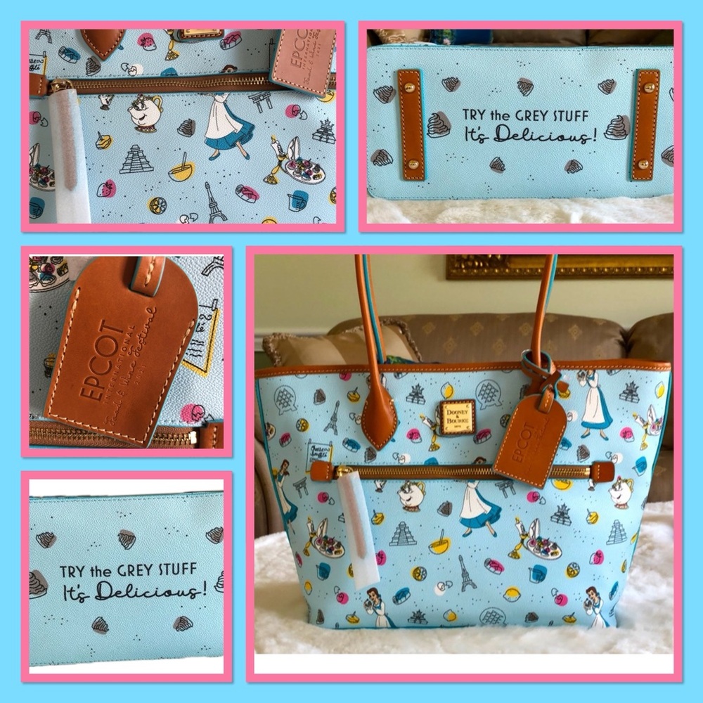 Disney Disney & Bourke Epcot Food Wine Belle Tote